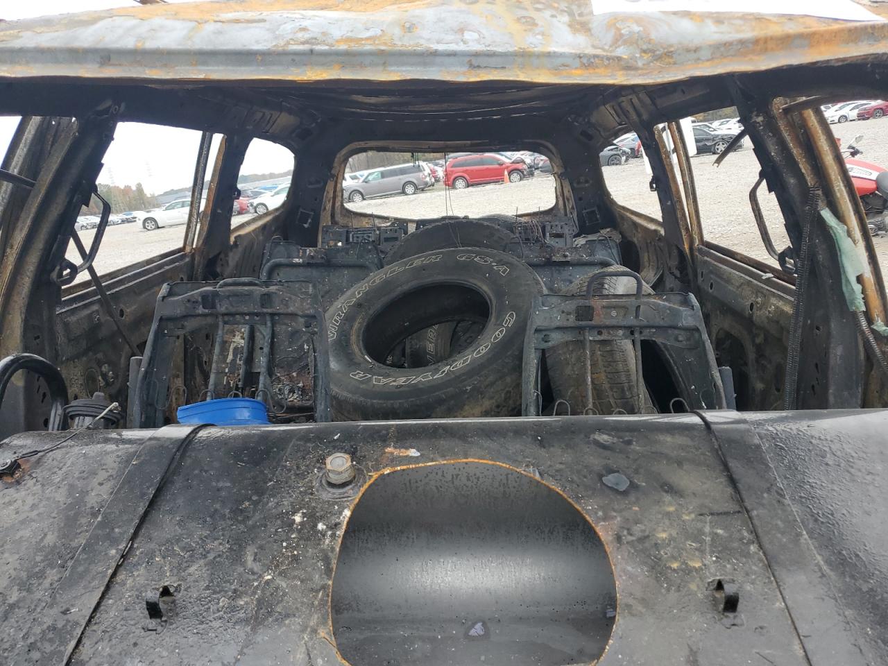 2012 Buick Enclave VIN 5GAKRCEDXCJ323905 Copart auction photo, burn / replaced vin damage thumbnail 10