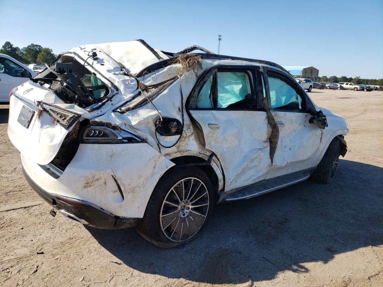 2021 Mercedes-Benz GLE VIN 4JGFB4JE7MA366443 Copart auction photo, rollover damage thumbnail 3