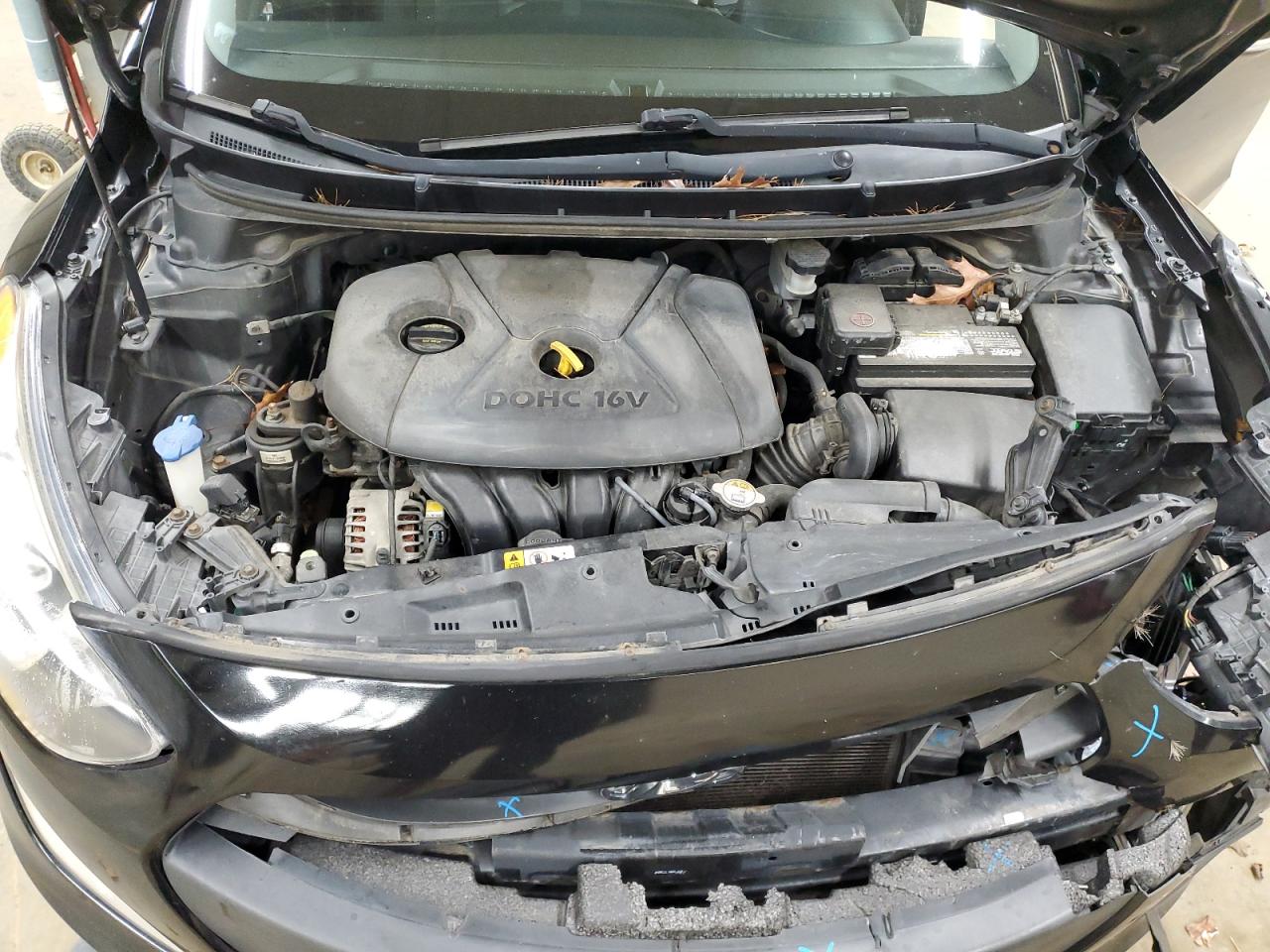 2013 Hyundai Elantra VIN KMHD35LE7DU112883 Copart auction photo, front end damage thumbnail 11