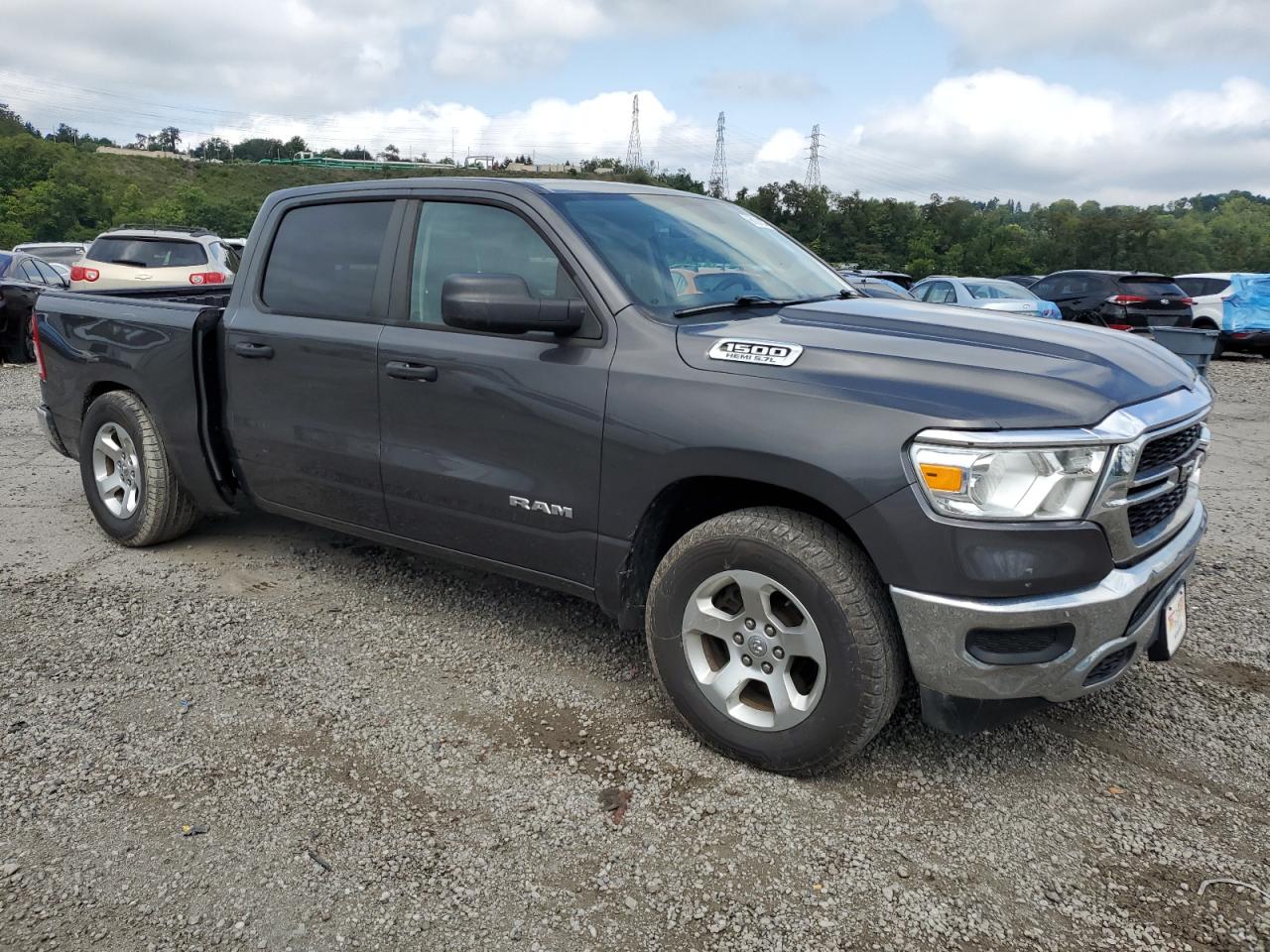 2019 RAM 1500 VIN 1C6SRFGT4KN626892 Copart auction photo, rear end / side damage thumbnail 4