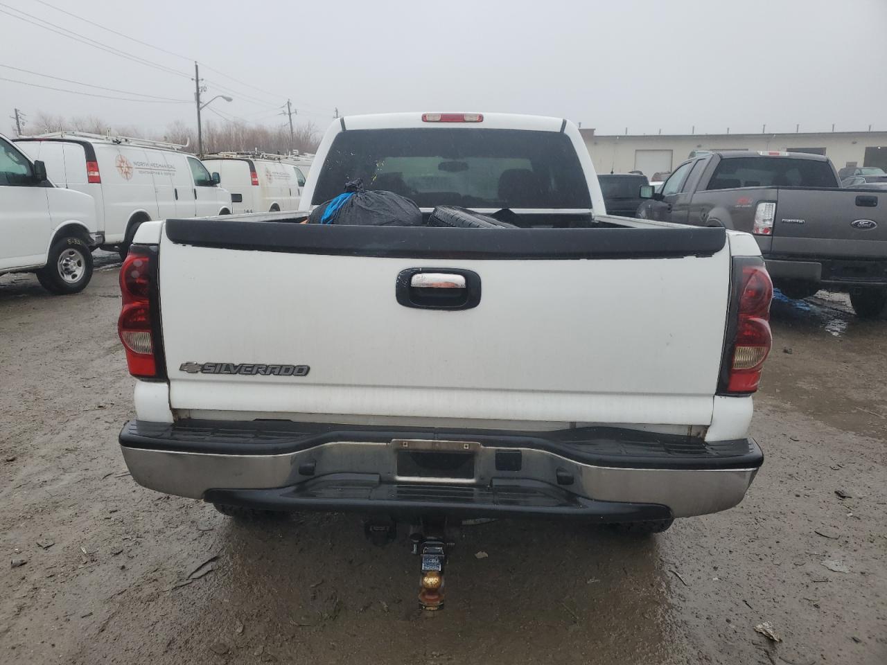 2007 Chevrolet Silverado VIN 1GCGC13U87F148754 Copart auction photo, front end / mechanical damage thumbnail 6