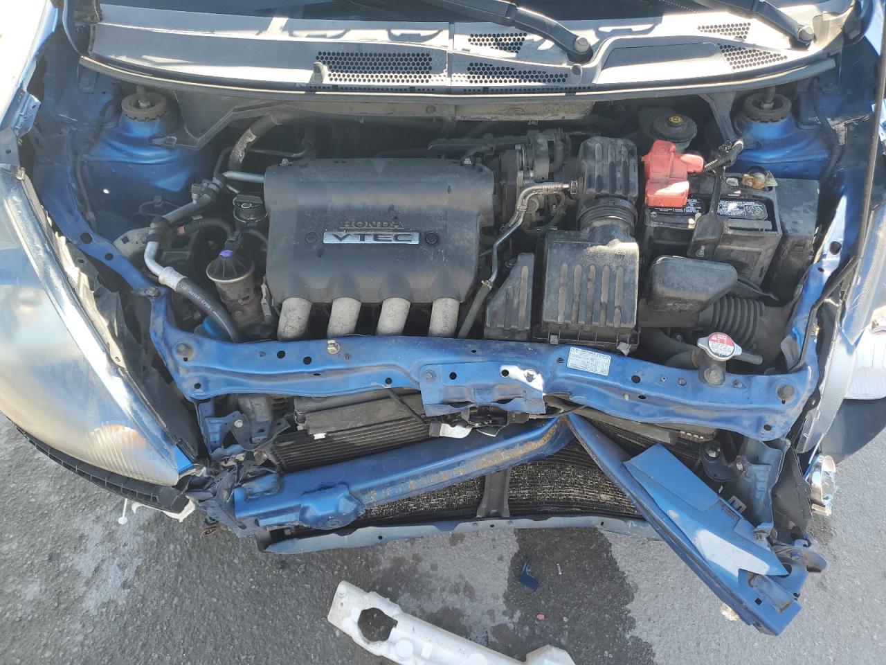2007 Honda Fit VIN JHMGD386X7S055663 Copart auction photo, front end damage thumbnail 12