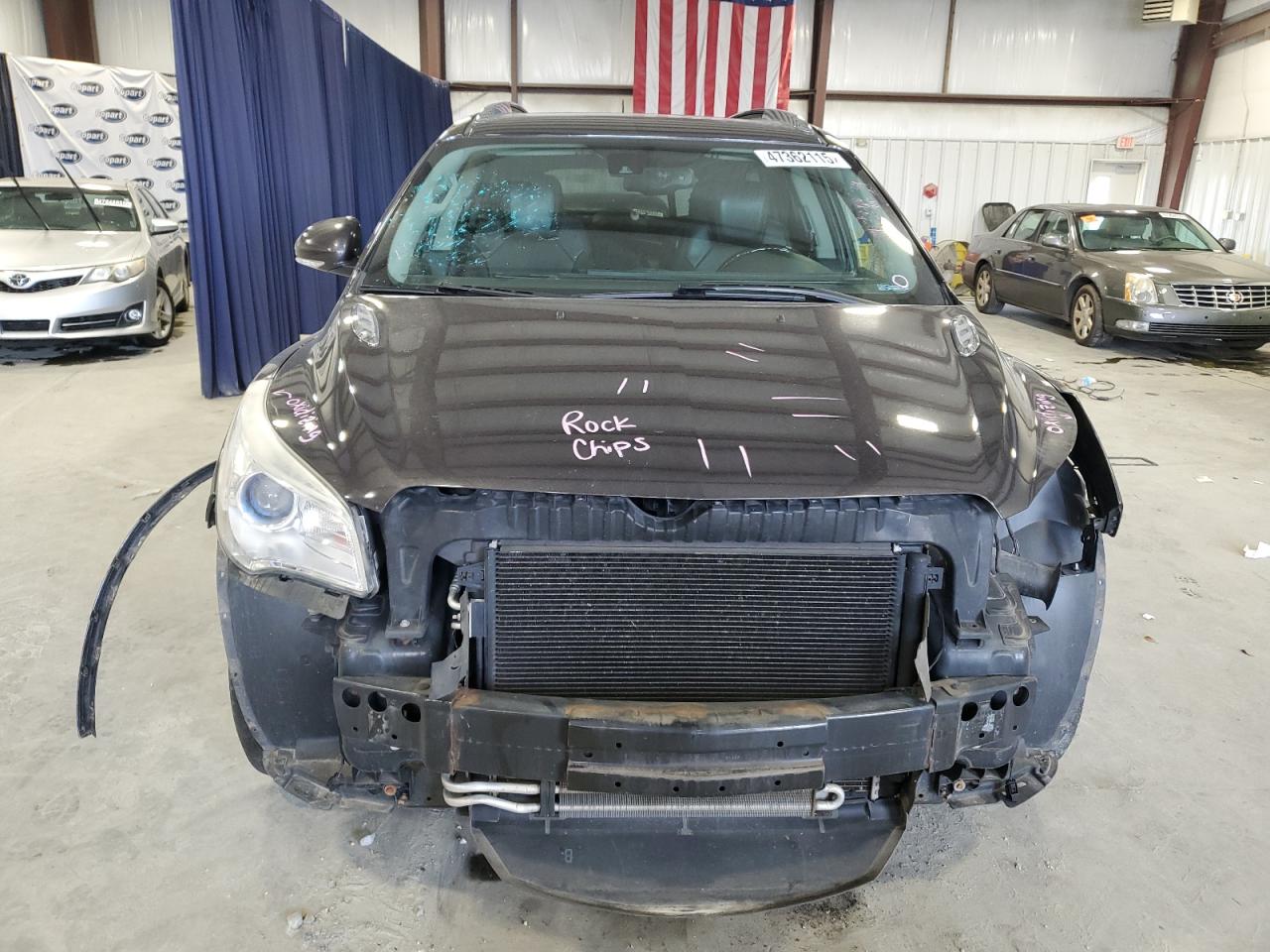 2014 Buick Enclave VIN 5GAKRCKD6EJ189532 Copart auction photo, front end / rear end damage thumbnail 5
