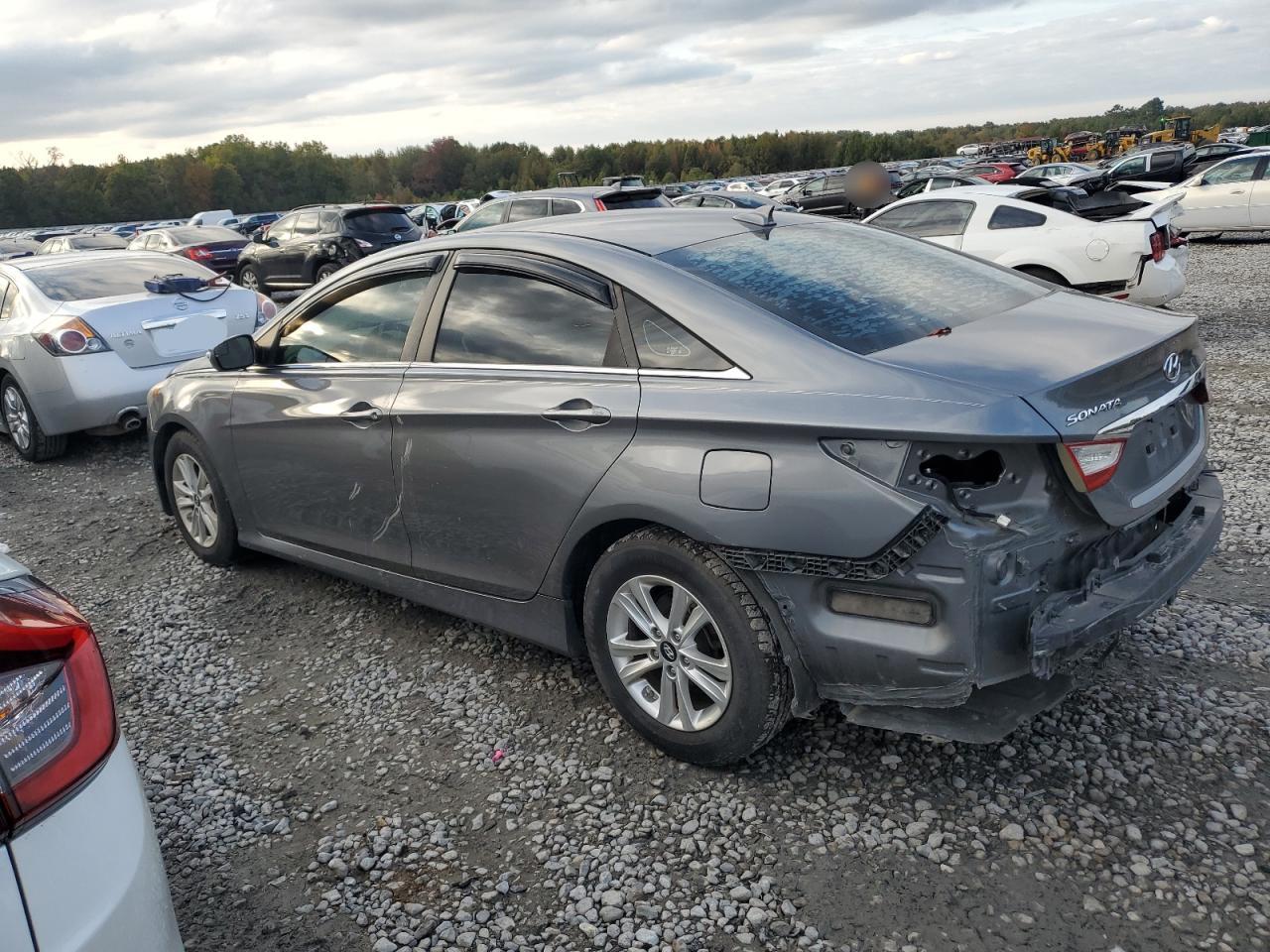 2014 Hyundai Sonata VIN 5NPEB4AC1EH860256 Copart auction photo, rear end damage thumbnail 2