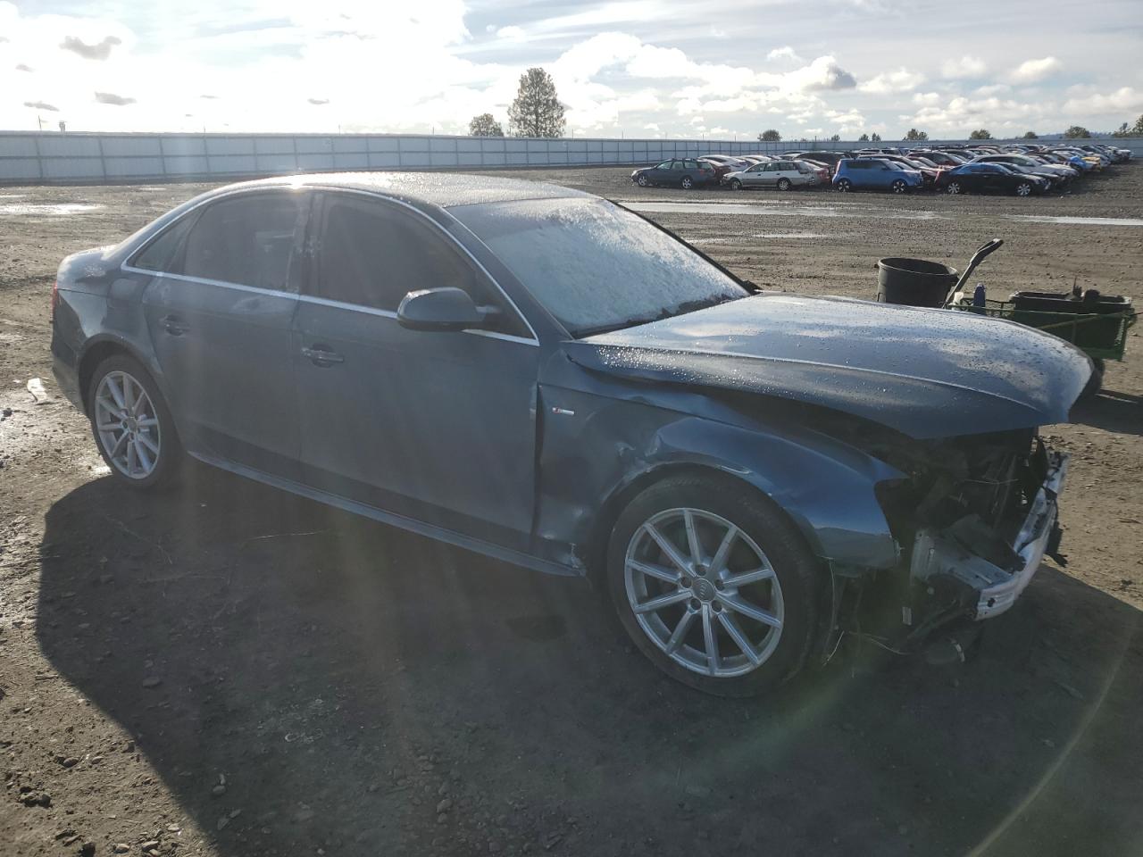 2015 Audi A4 VIN WAUFFAFL2FN022106 Copart auction photo, front end / side damage thumbnail 4