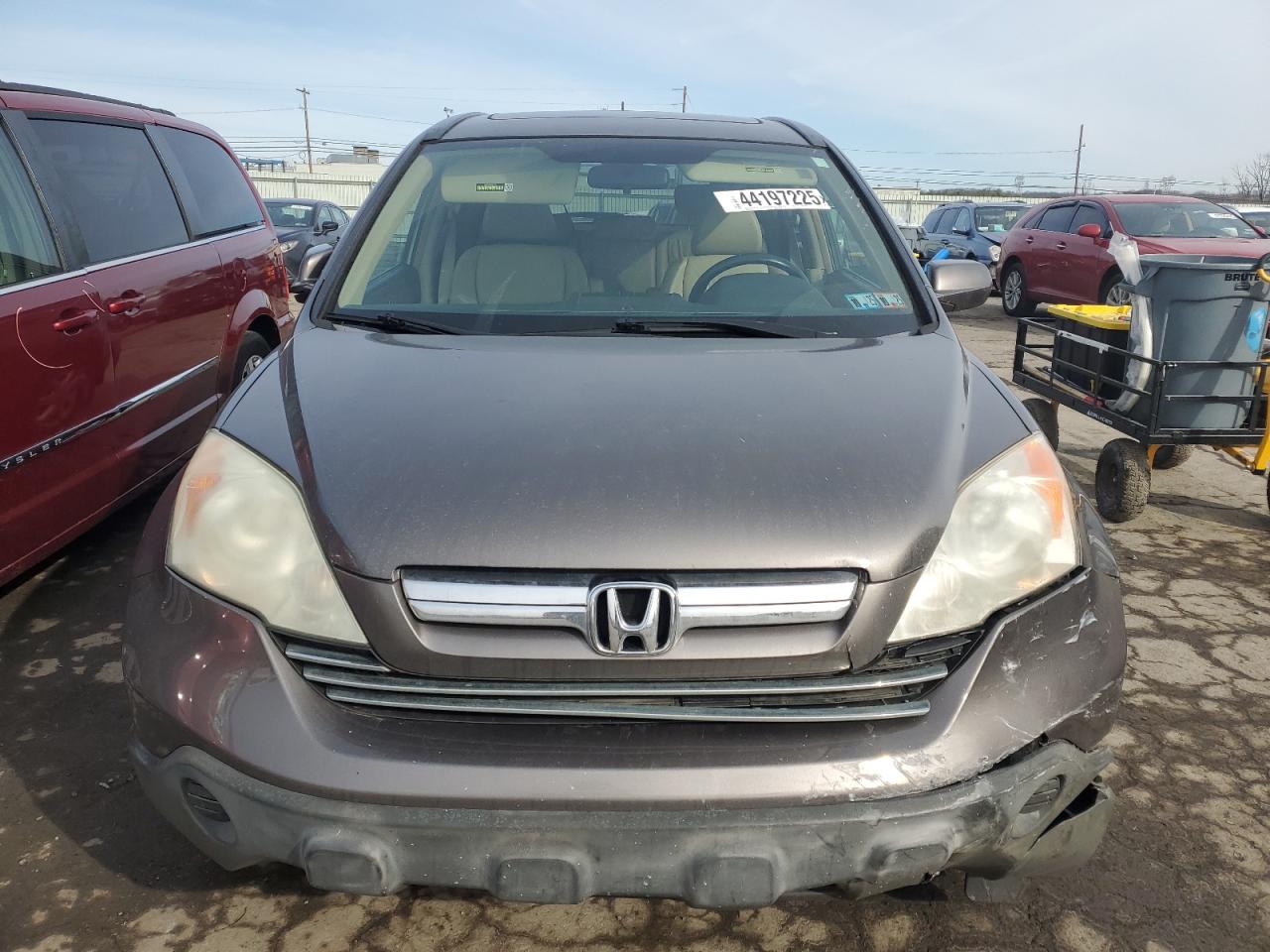 2009 Honda CR-V VIN 5J6RE48729L026056 Copart auction photo, front end damage thumbnail 5
