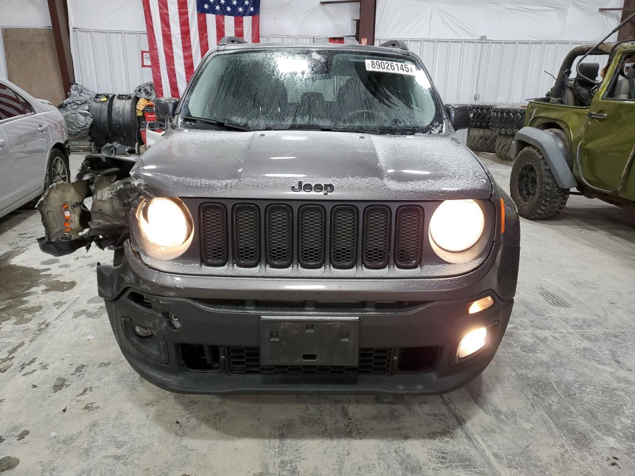 2017 Jeep Renegade VIN ZACCJABB6HPE56928 Copart auction photo, front end damage thumbnail 5