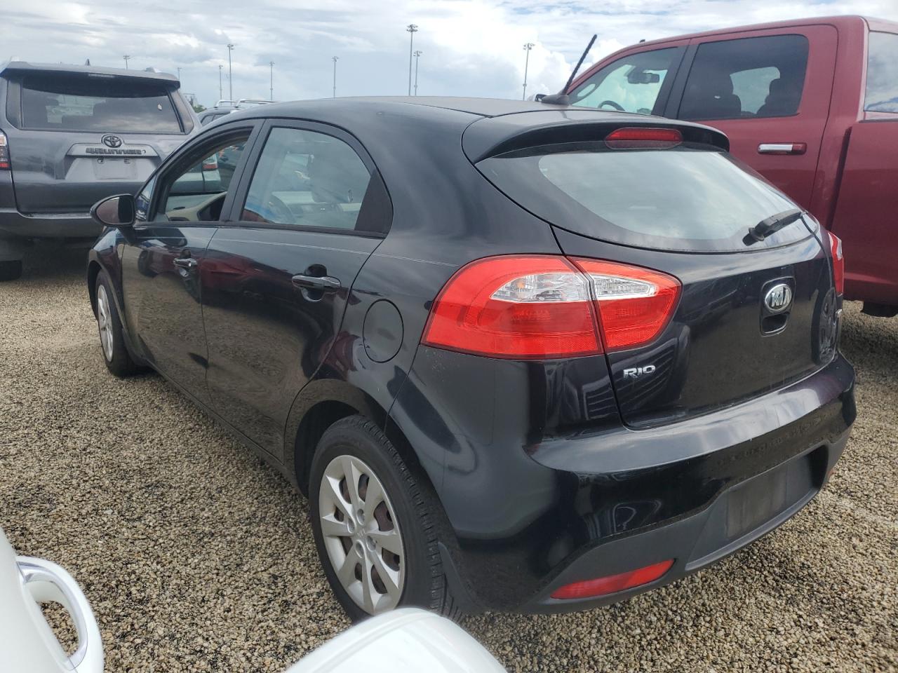 2015 KIA Rio VIN KNADM5A39F6516467 Copart auction photo, water/flood damage thumbnail 2