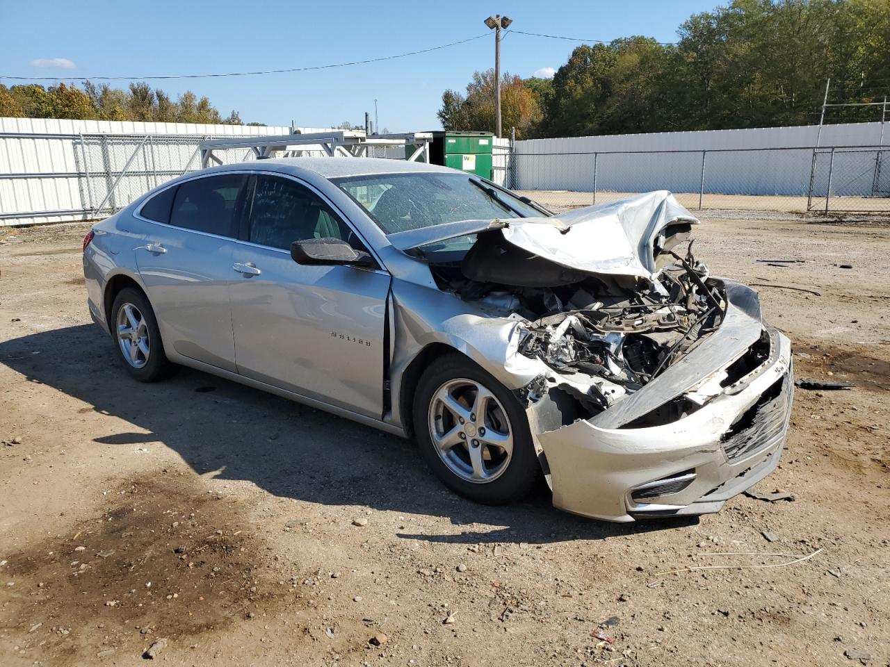 2017 Chevrolet Malibu VIN 1G1ZB5ST5HF293143 Copart auction photo, front end damage thumbnail 4