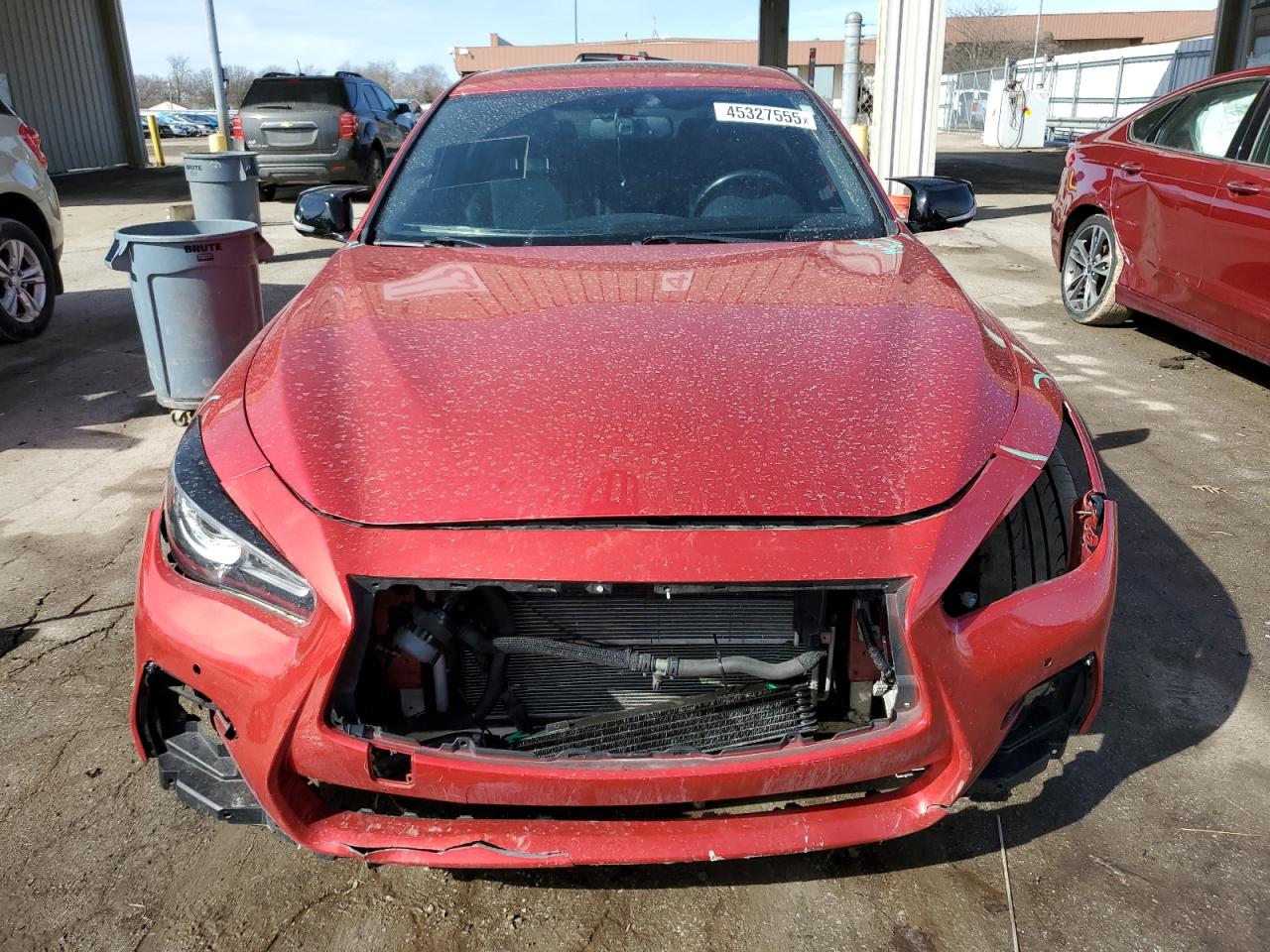 2019 Infiniti Q50 VIN JN1FV7AR4KM800011 Copart auction photo, front end damage thumbnail 5