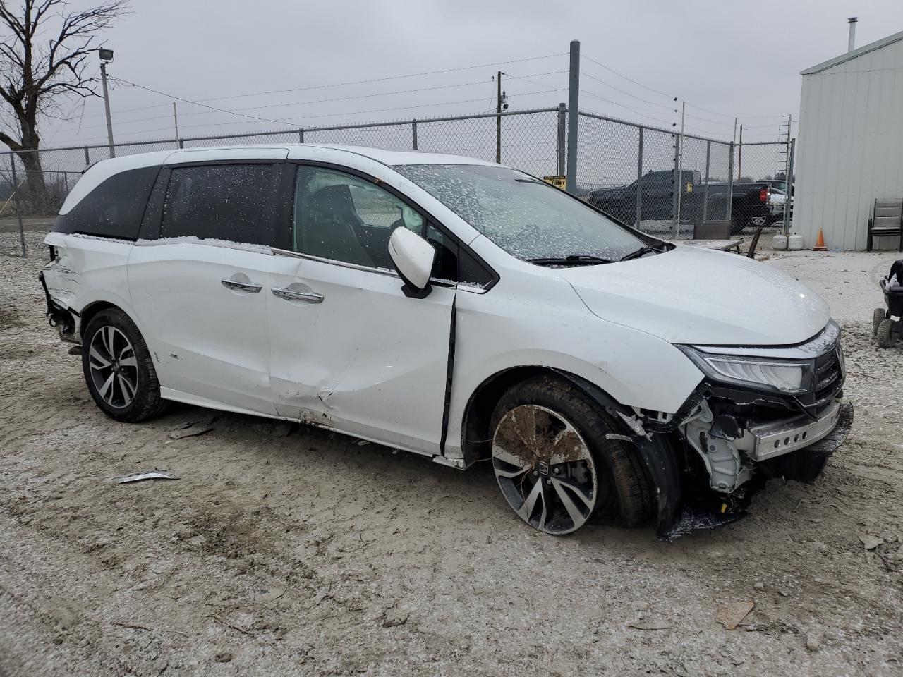 2022 Honda Odyssey VIN 5FNRL6H8XNB037979 Copart auction photo, all over / undercarriage damage thumbnail 4