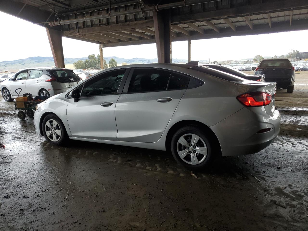 2018 Chevrolet Cruze VIN 1G1BC5SM7J7207225 Copart auction photo, undercarriage / front end damage thumbnail 2