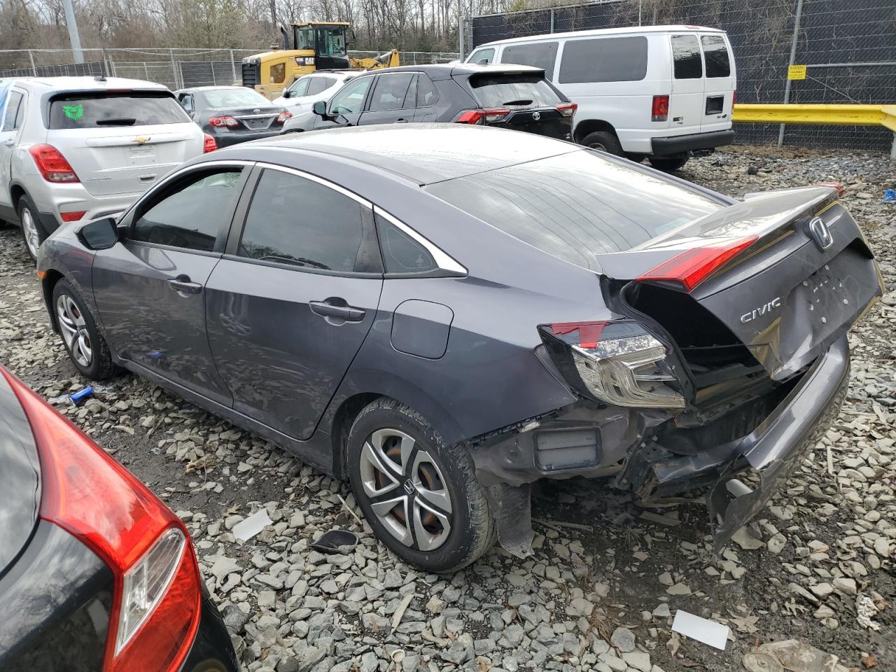 2018 Honda Civic VIN 2HGFC2F51JH508010 Copart auction photo, rear end damage thumbnail 2