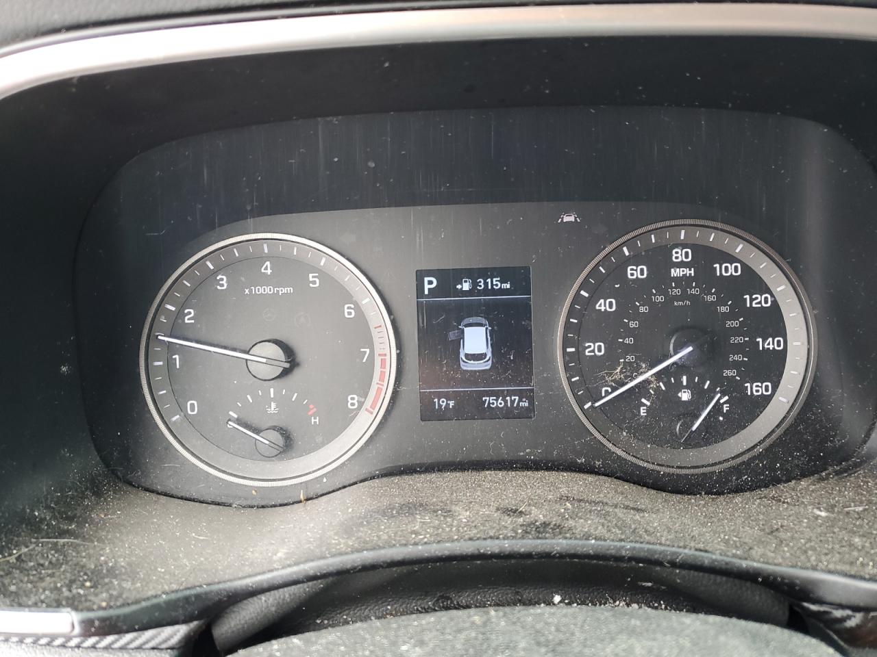 2020 Hyundai Tucson VIN KM8J23A46LU164198 Copart auction photo, front end damage thumbnail 9