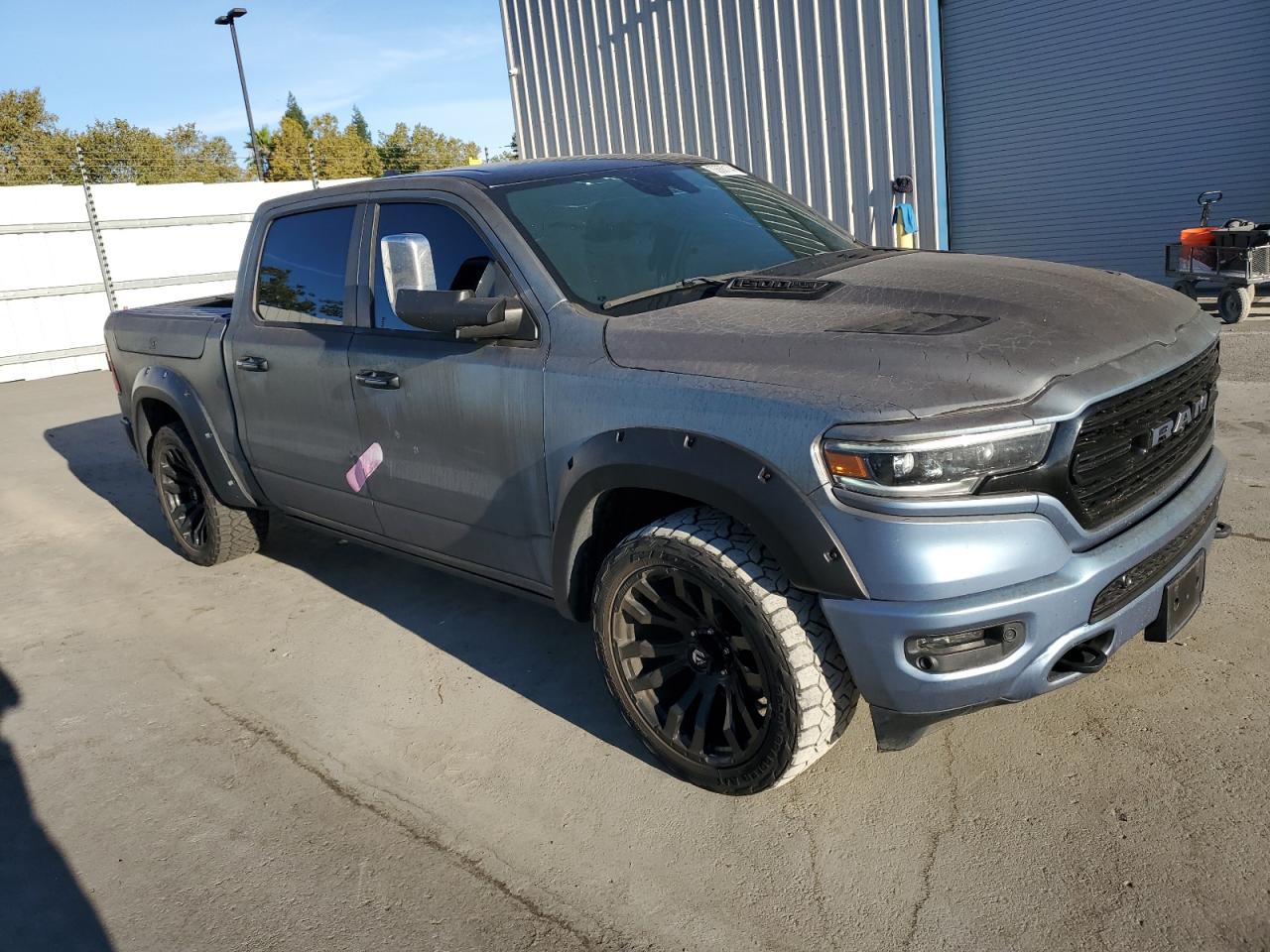 2020 RAM 1500 VIN 1C6SRFHT0LN191370 Copart auction photo, burn / side damage thumbnail 4