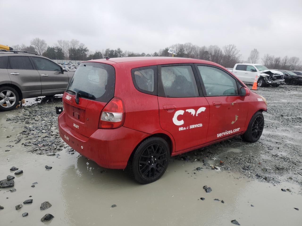 2008 Honda Fit VIN JHMGD38498S067531 Copart auction photo, front end damage thumbnail 3