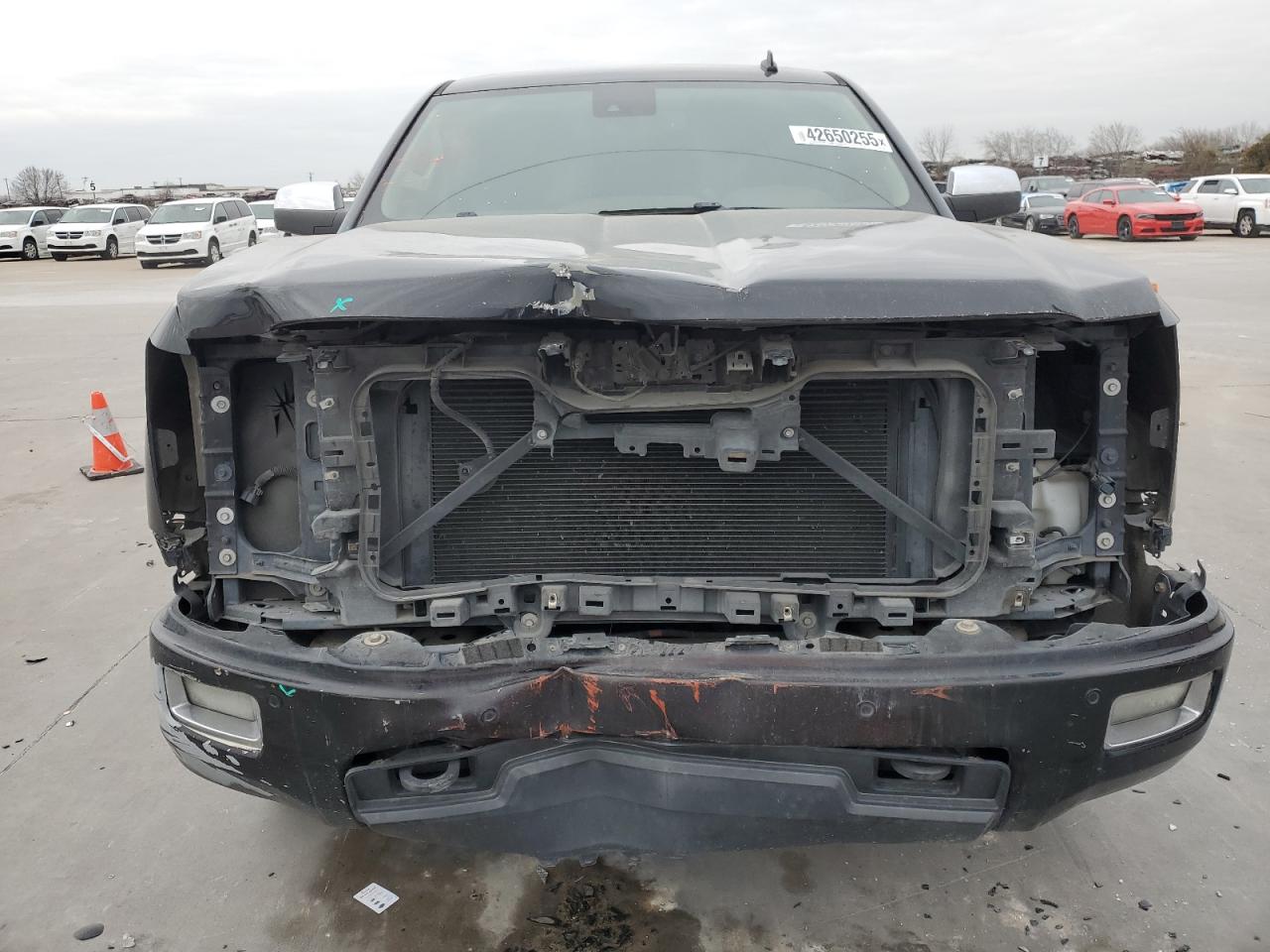 2014 Chevrolet Silverado VIN 3GCUKTEC6EG546370 Copart auction photo, front end damage thumbnail 5