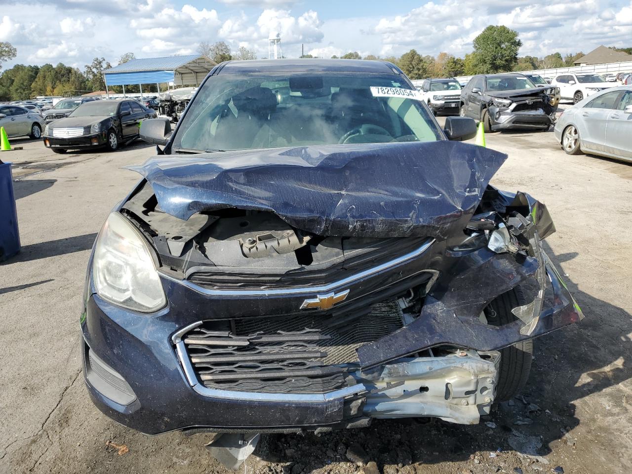 2016 Chevrolet Equinox VIN 2GNALBEK2G1113519 Copart auction photo, front end / side damage thumbnail 5