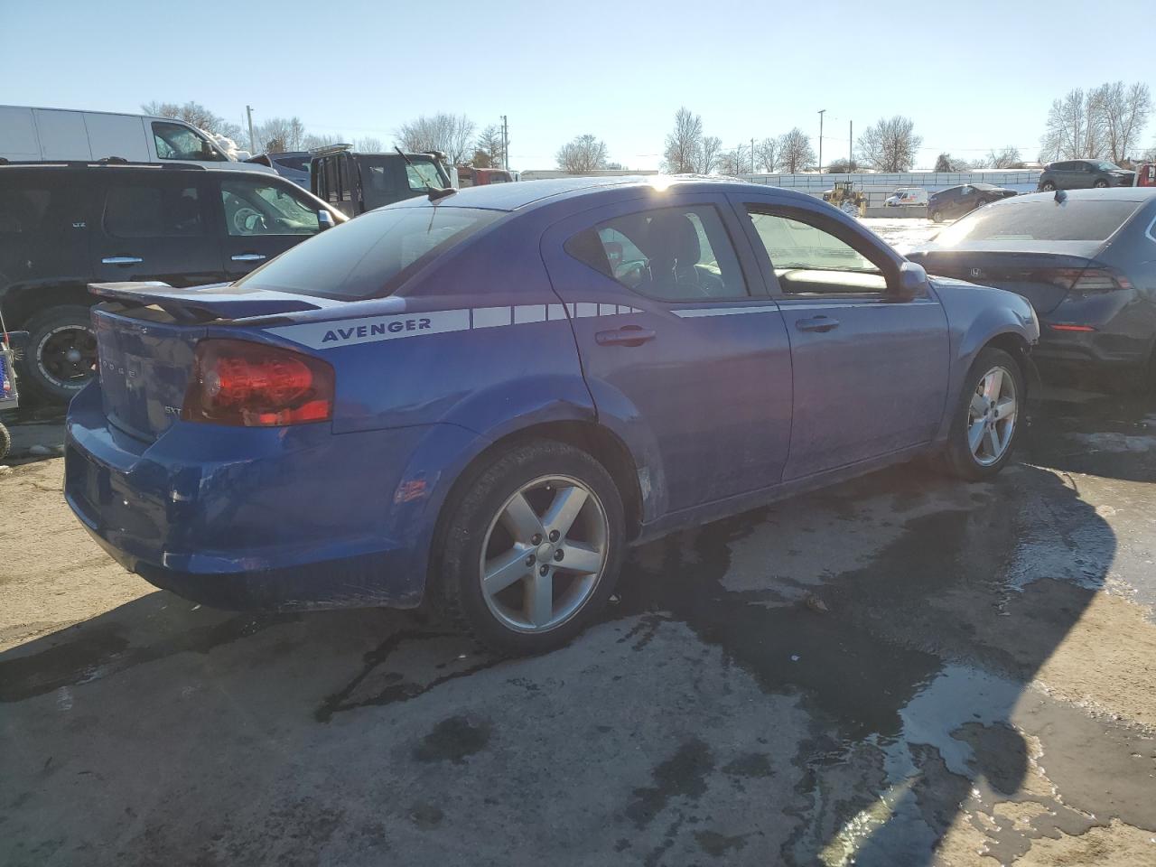 2013 Dodge Avenger VIN 1C3CDZCB8DN554046 Copart auction photo, front end damage thumbnail 3