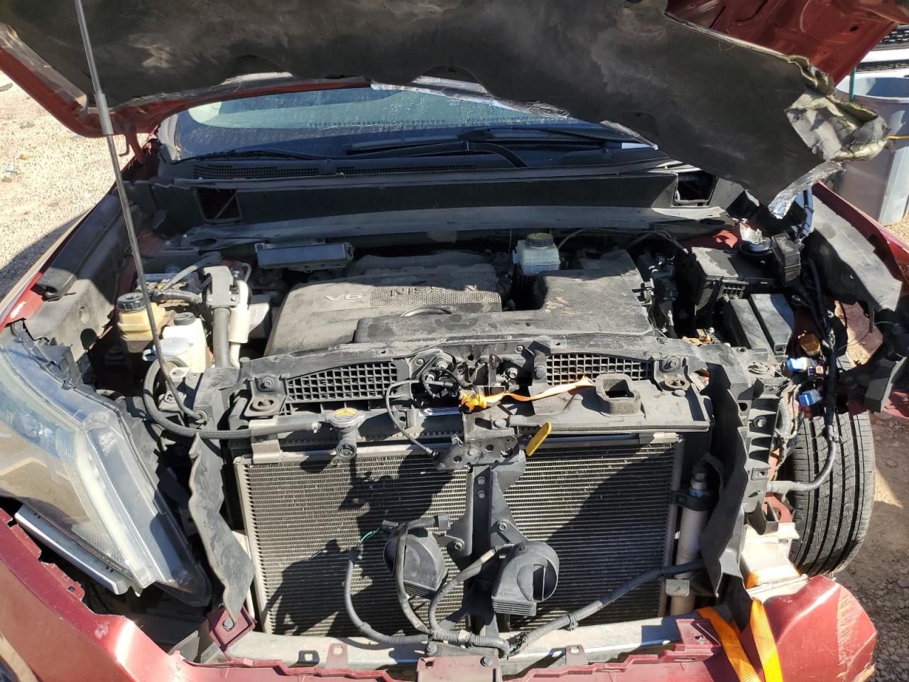 2017 Nissan Pathfinder VIN 5N1DR2MMXHC902306 Copart auction photo, front end / rear end damage thumbnail 12