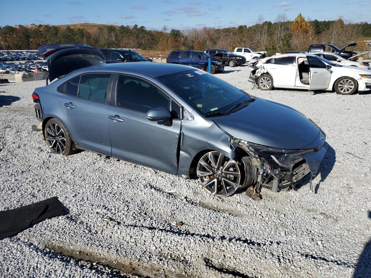 2020 Toyota Corolla VIN 5YFS4RCE0LP043420 Copart auction photo, all over damage thumbnail 4