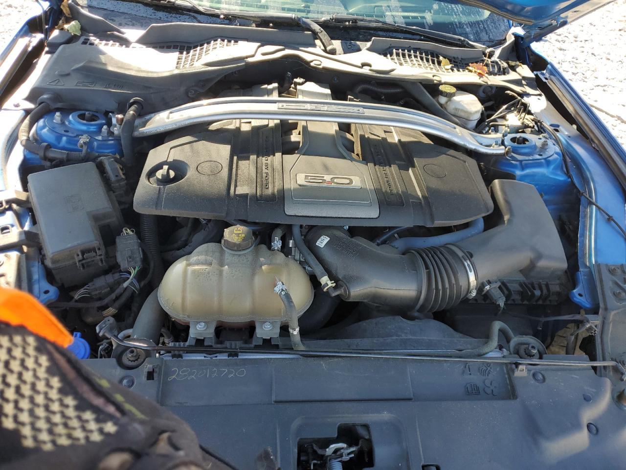 2020 Ford Mustang VIN 1FA6P8CFXL5126738 Copart auction photo, all over damage thumbnail 11