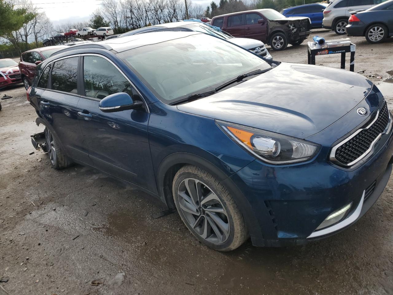 2018 KIA Niro VIN KNDCE3LC1J5171155 Copart auction photo, rear end damage thumbnail 4