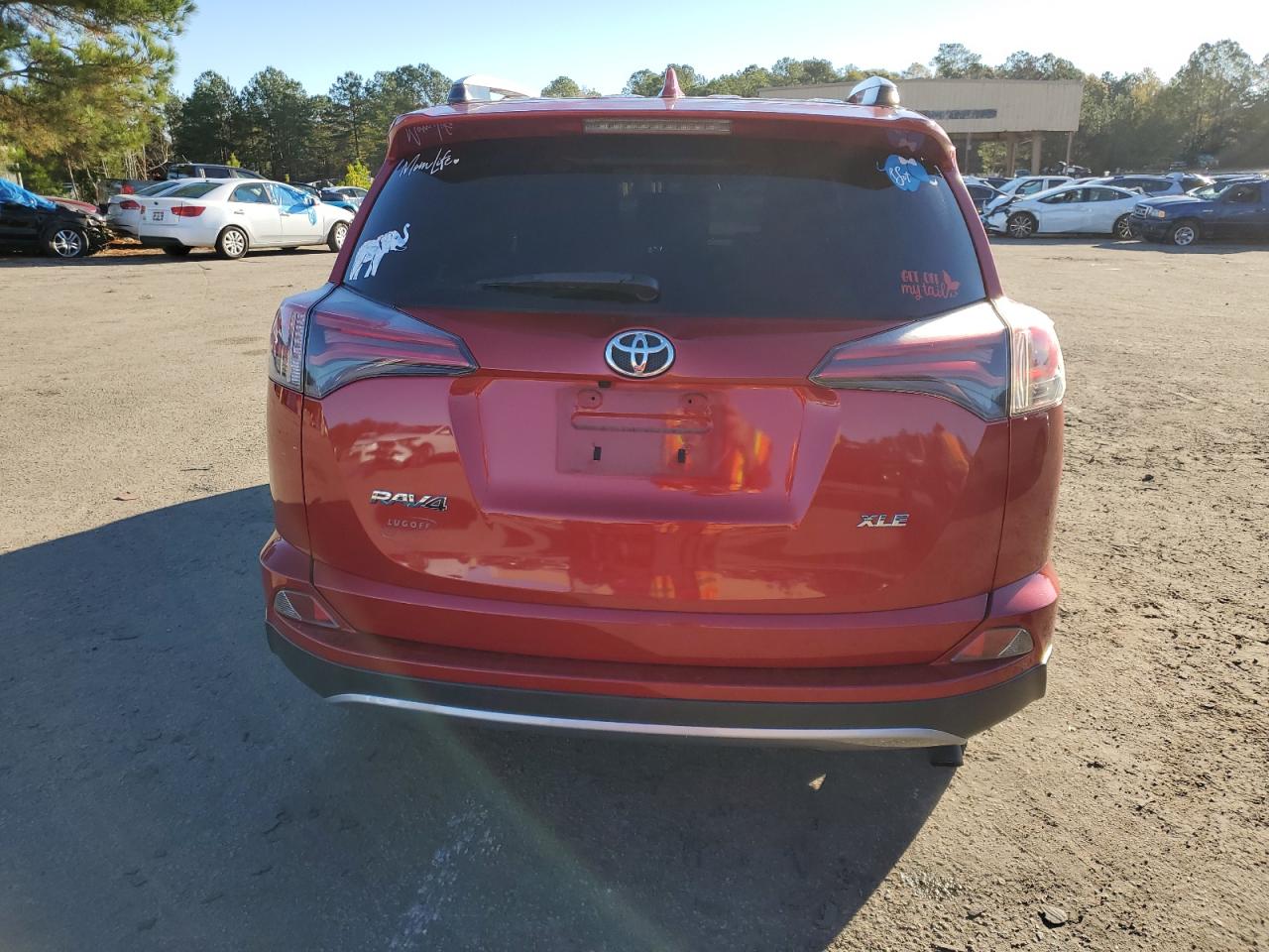 2017 Toyota RAV 4 VIN JTMWFREV6HJ116052 Copart auction photo, front end / side damage thumbnail 6