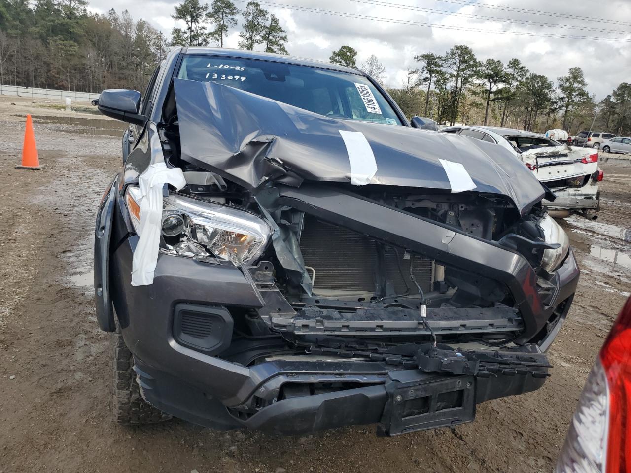 2019 Toyota Tacoma VIN 5TFAX5GN5KX133099 Copart auction photo, front end damage thumbnail 5
