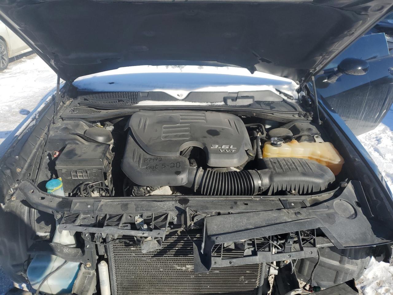 2014 Dodge Challenger VIN 2C3CDYAGXEH206610 Copart auction photo, front end damage thumbnail 12