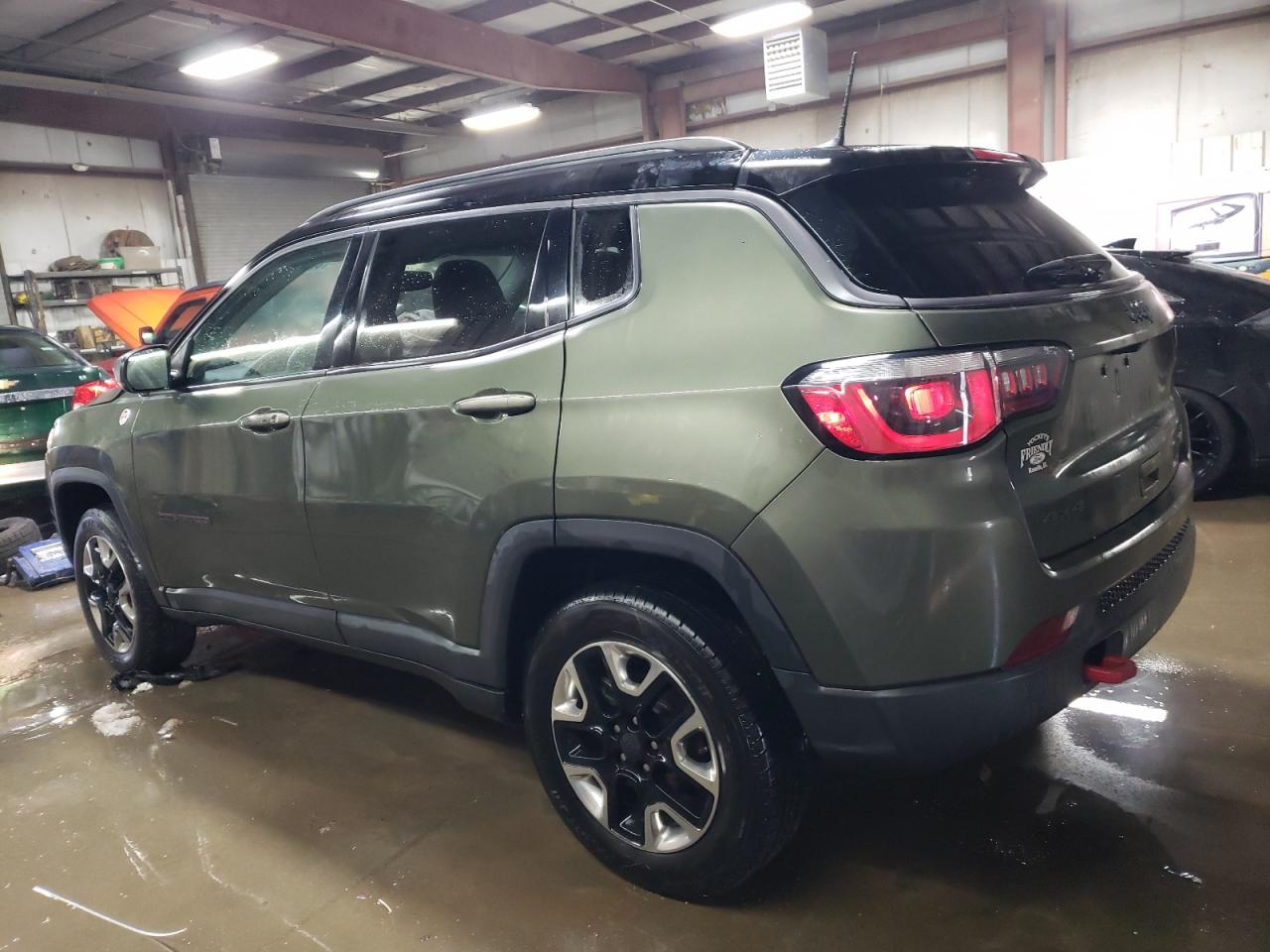 2018 Jeep Compass VIN 3C4NJDDB2JT192046 Copart auction photo, front end damage thumbnail 2