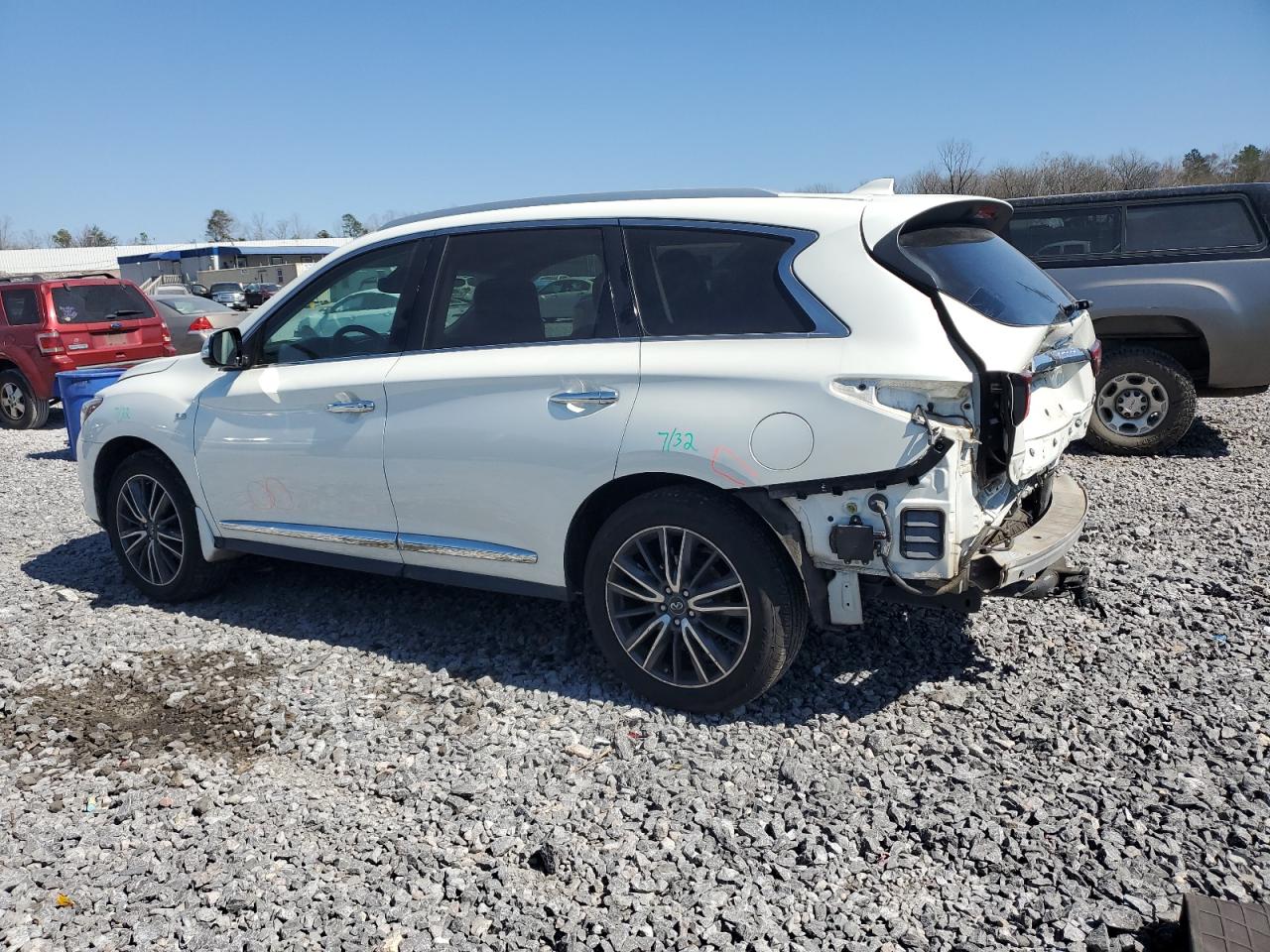 2016 Infiniti QX60 VIN 5N1AL0MM8GC511081 Copart auction photo, rear end damage thumbnail 2