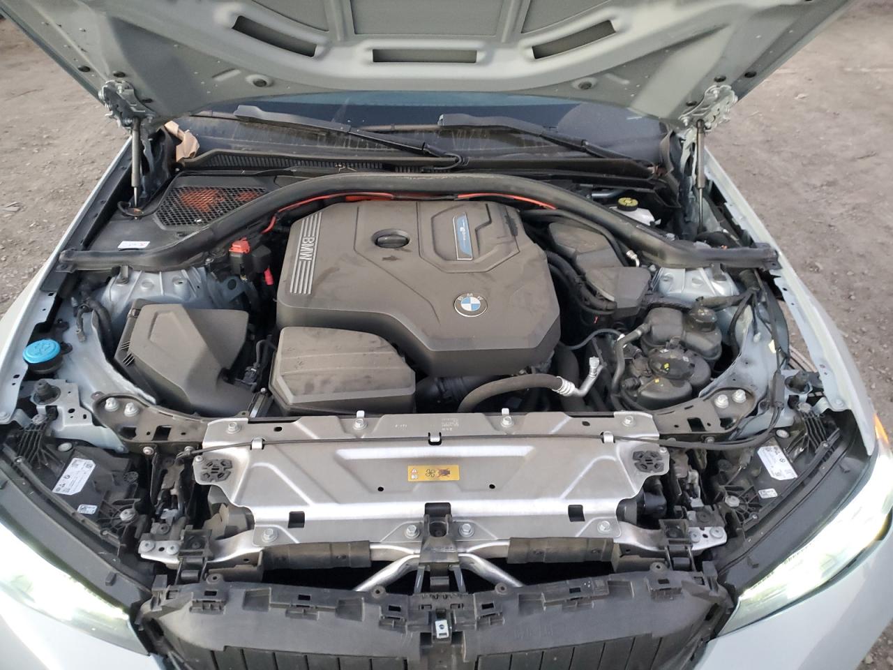 2023 BMW 3er VIN 3MW39FF03P8D07348 Copart auction photo, front end / side damage thumbnail 11