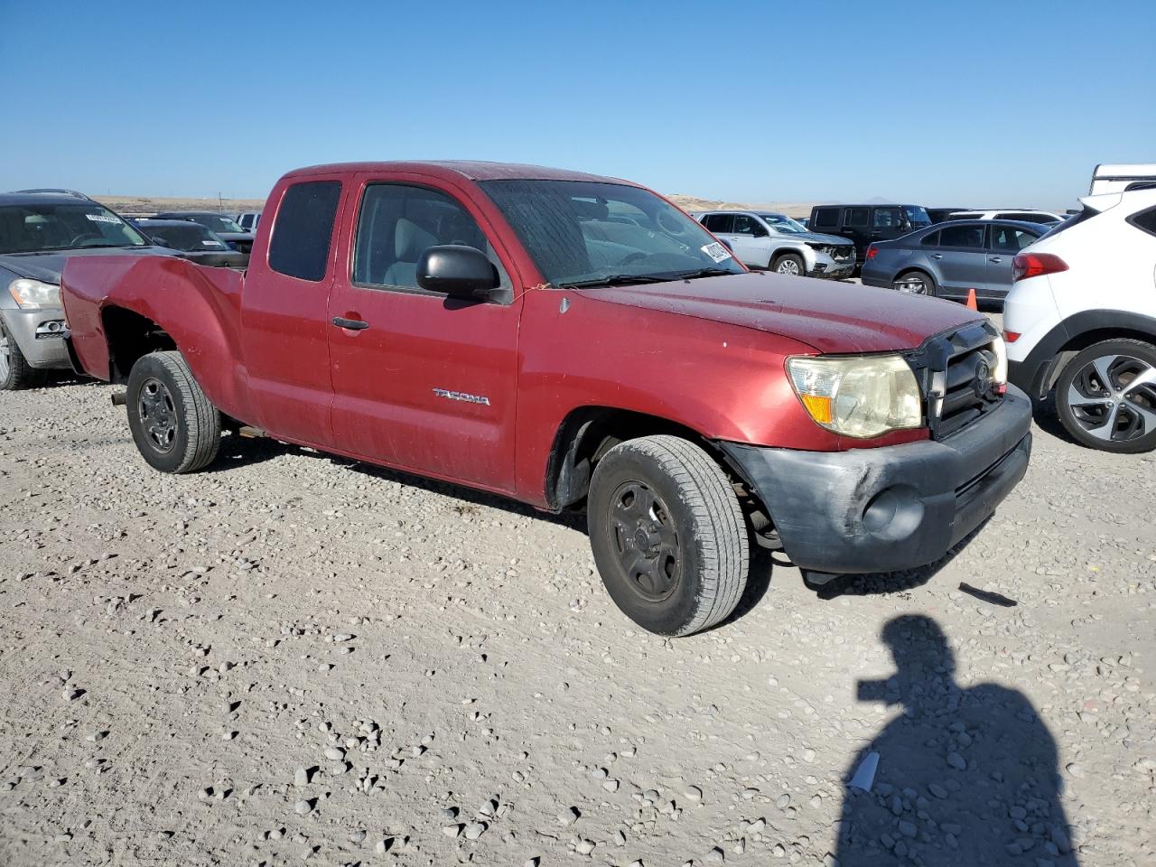 2005 Toyota Tacoma VIN 5TETX22N75Z088260 Copart auction photo, rear end / front end damage thumbnail 4