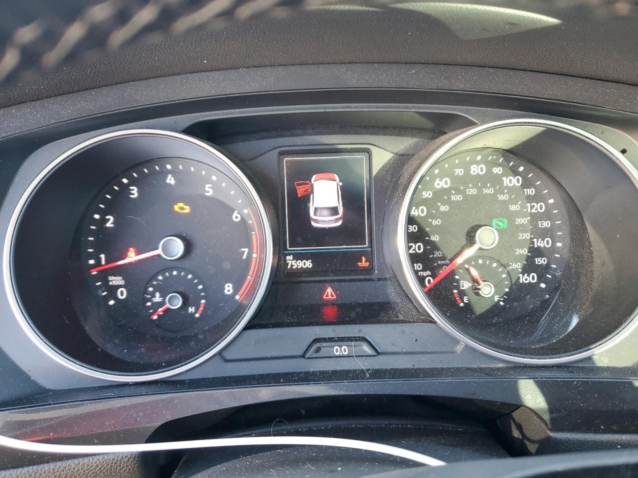 2019 Volkswagen Tiguan VIN 3VV2B7AX4KM195237 Copart auction photo, front end damage thumbnail 9