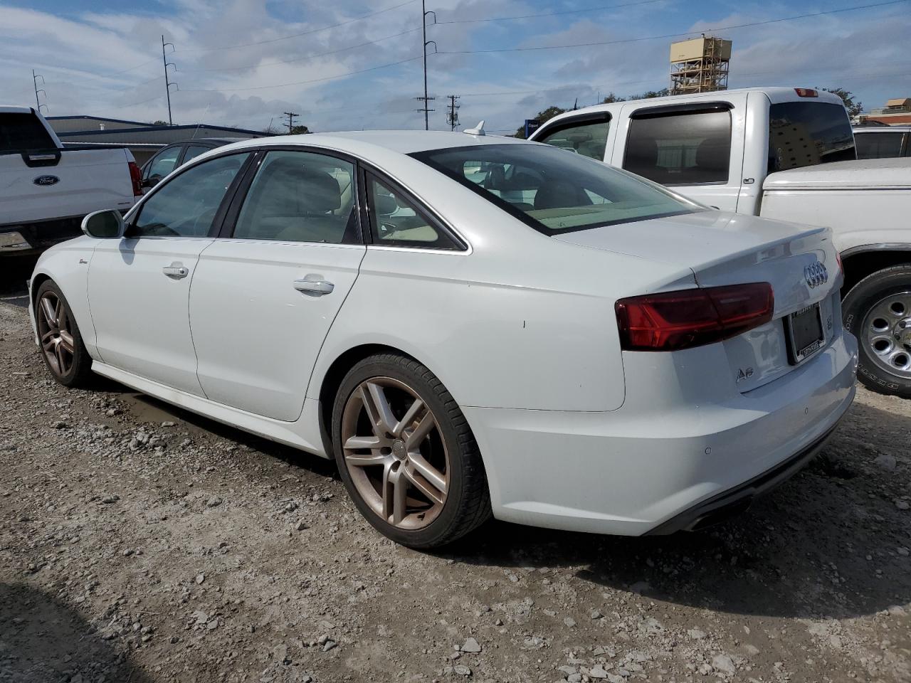 2016 Audi A6 VIN WAUFGAFC9GN075027 Copart auction photo, front end / undercarriage damage thumbnail 2