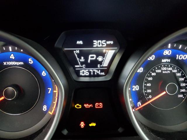 2015 Hyundai Elantra VIN KMHDH4AE3FU223366 Copart auction photo, front end / rear end damage thumbnail 9