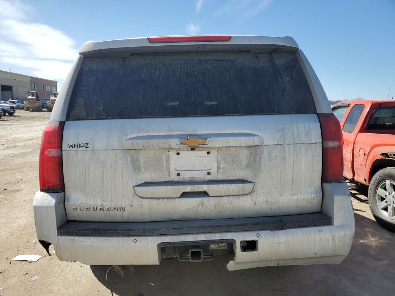 2016 Chevrolet Suburban VIN 1GNSKHKC3GR224675 Copart auction photo, front end / rear end damage thumbnail 6