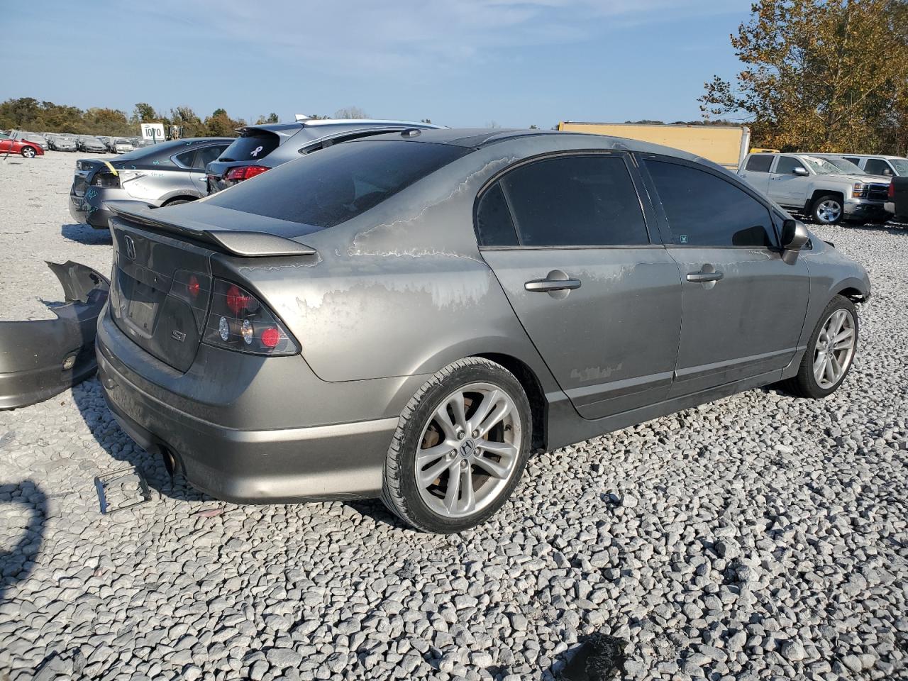 2007 Honda Civic VIN 2HGFA55567H704770 Copart auction photo, front end damage thumbnail 3