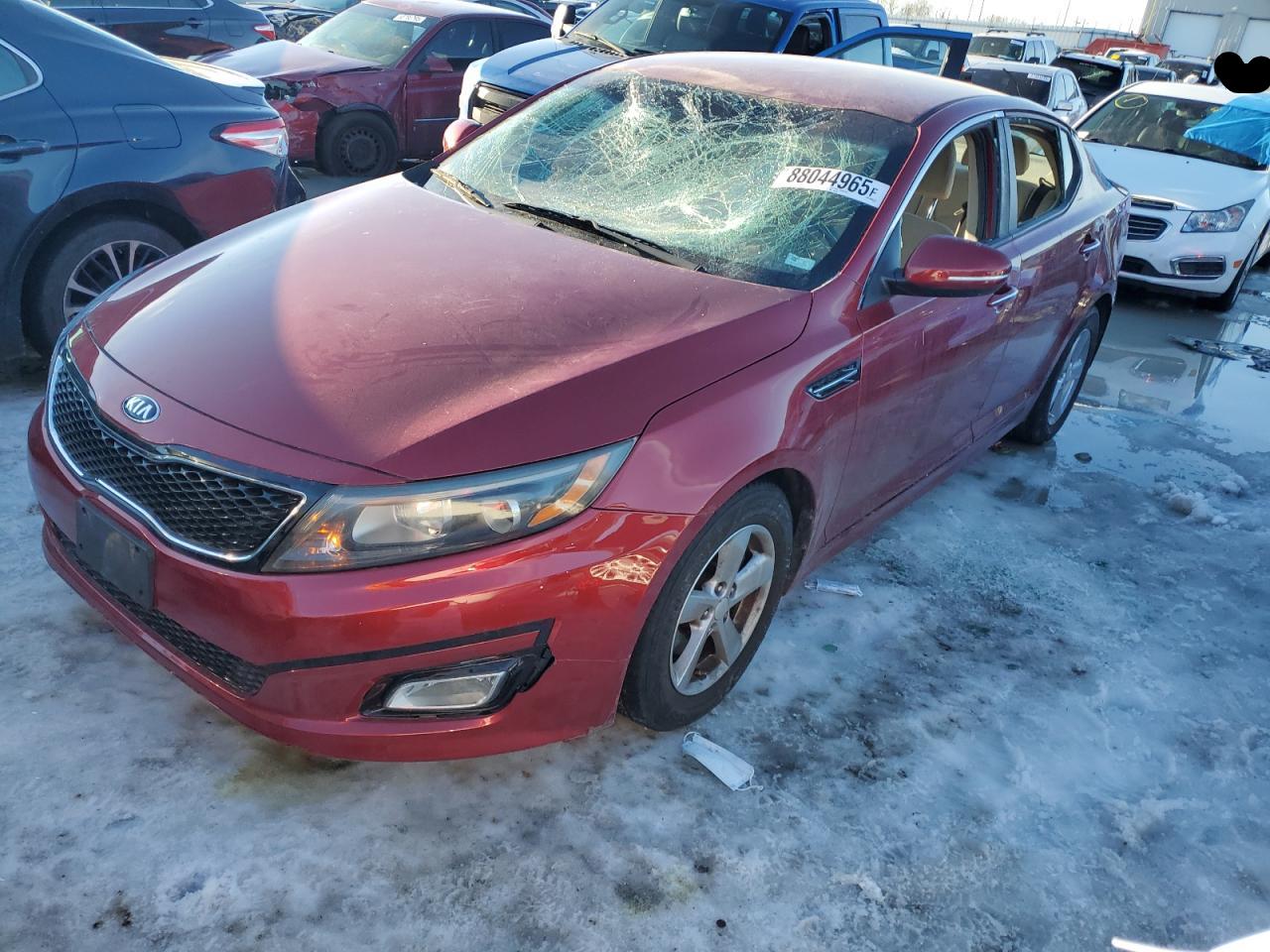 2015 KIA Optima VIN 5XXGM4A71FG489134