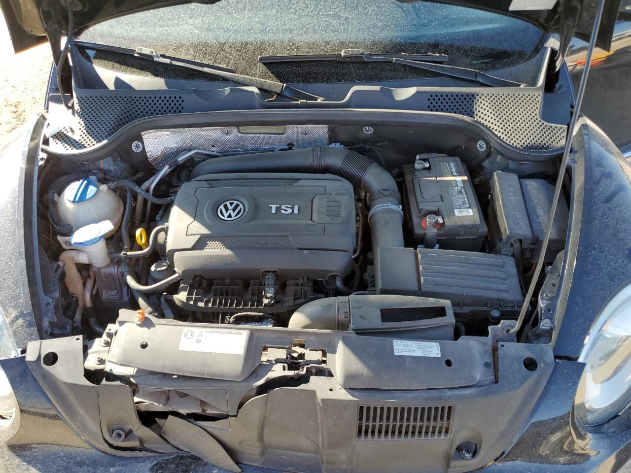2013 Volkswagen Beetle VIN 3VWVS7AT3DM691414 Copart auction photo, front end damage thumbnail 11