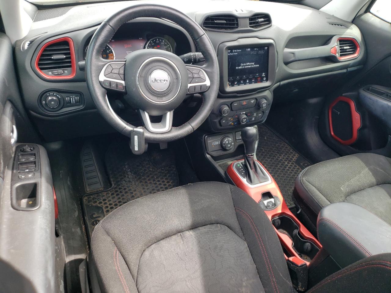 2020 Jeep Renegade VIN ZACNJBC11LPL82103 Copart auction photo, top/roof damage thumbnail 8