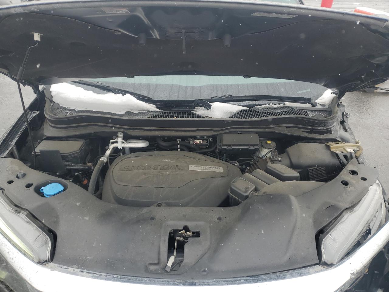 2020 Honda Pilot VIN 5FNYF6H55LB045686 Copart auction photo, front end / side damage thumbnail 12