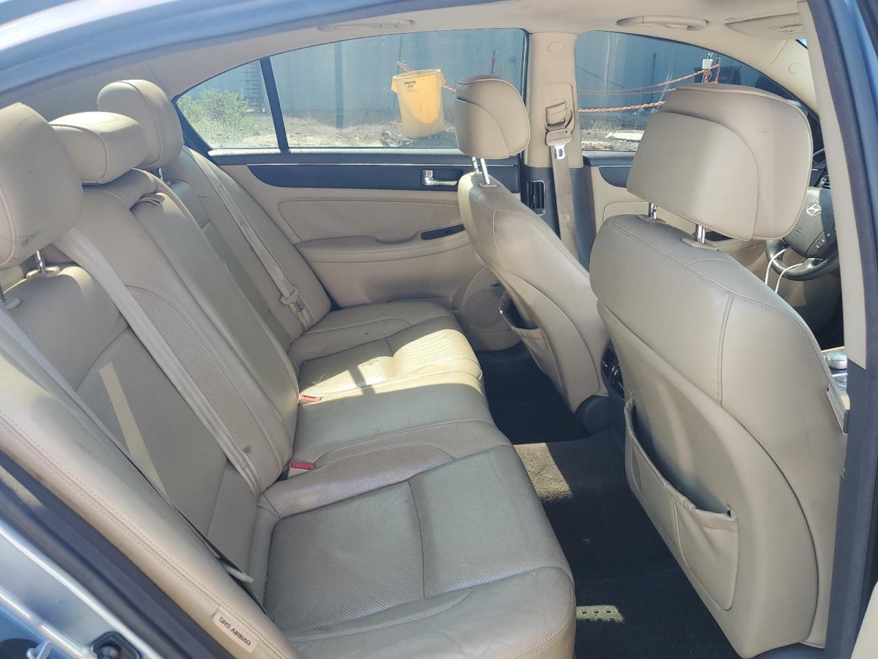 2011 Hyundai Genesis VIN KMHGC4DF1BU130176 Copart auction photo, front end / side damage thumbnail 10
