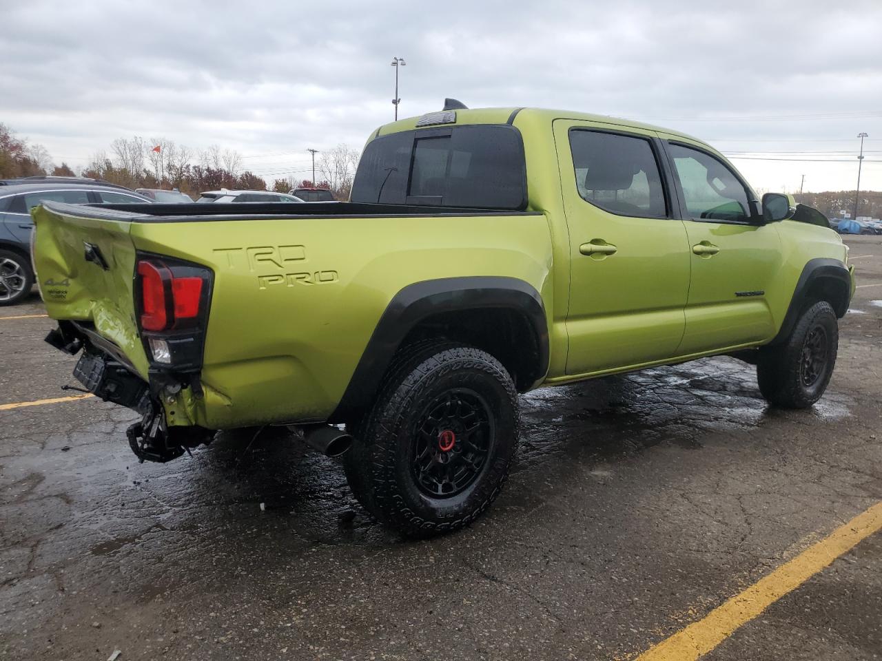 2022 Toyota Tacoma VIN 3TYCZ5AN4NT067073 Copart auction photo, rear end / front end damage thumbnail 3