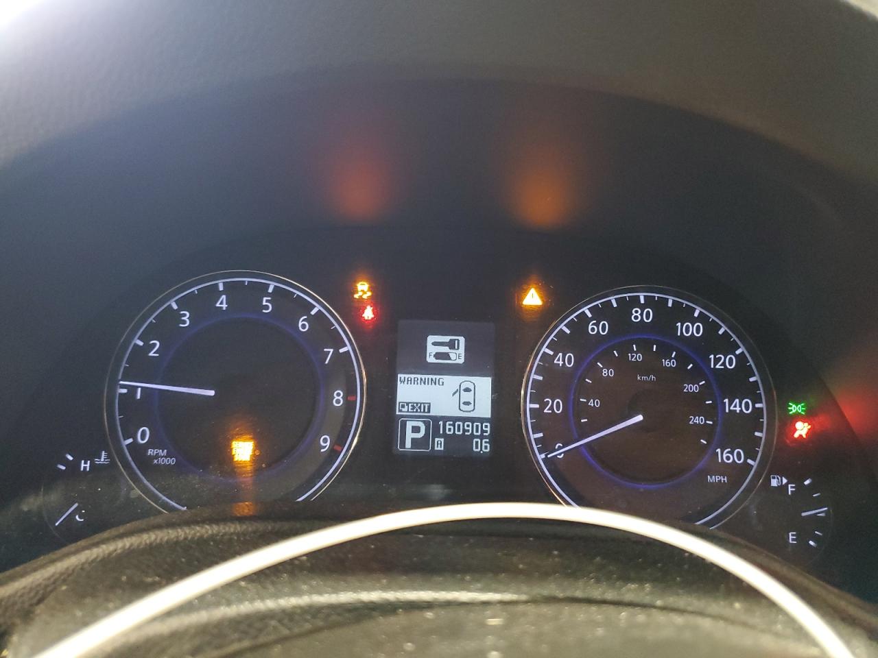 2012 Infiniti G VIN JN1CV6AR3CM972819 Copart auction photo, front end damage thumbnail 9