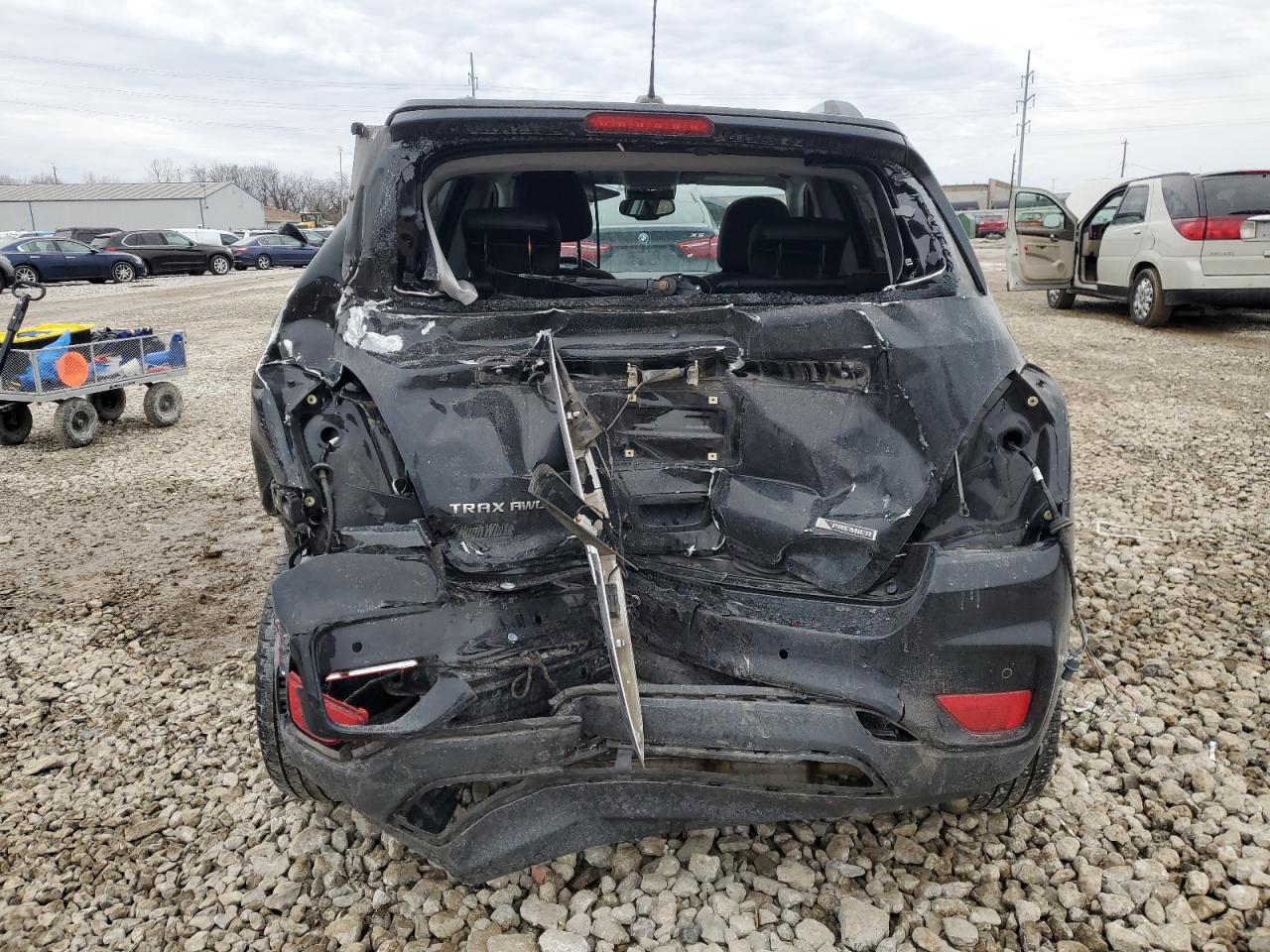 2017 Chevrolet Trax VIN 3GNCJRSB8HL271892 Copart auction photo, rear end damage thumbnail 6