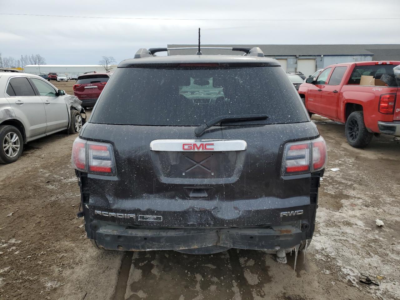 2015 GMC Acadia VIN 1GKKVNED7FJ276198 Copart auction photo, rear end / minor dent/scratches damage thumbnail 6
