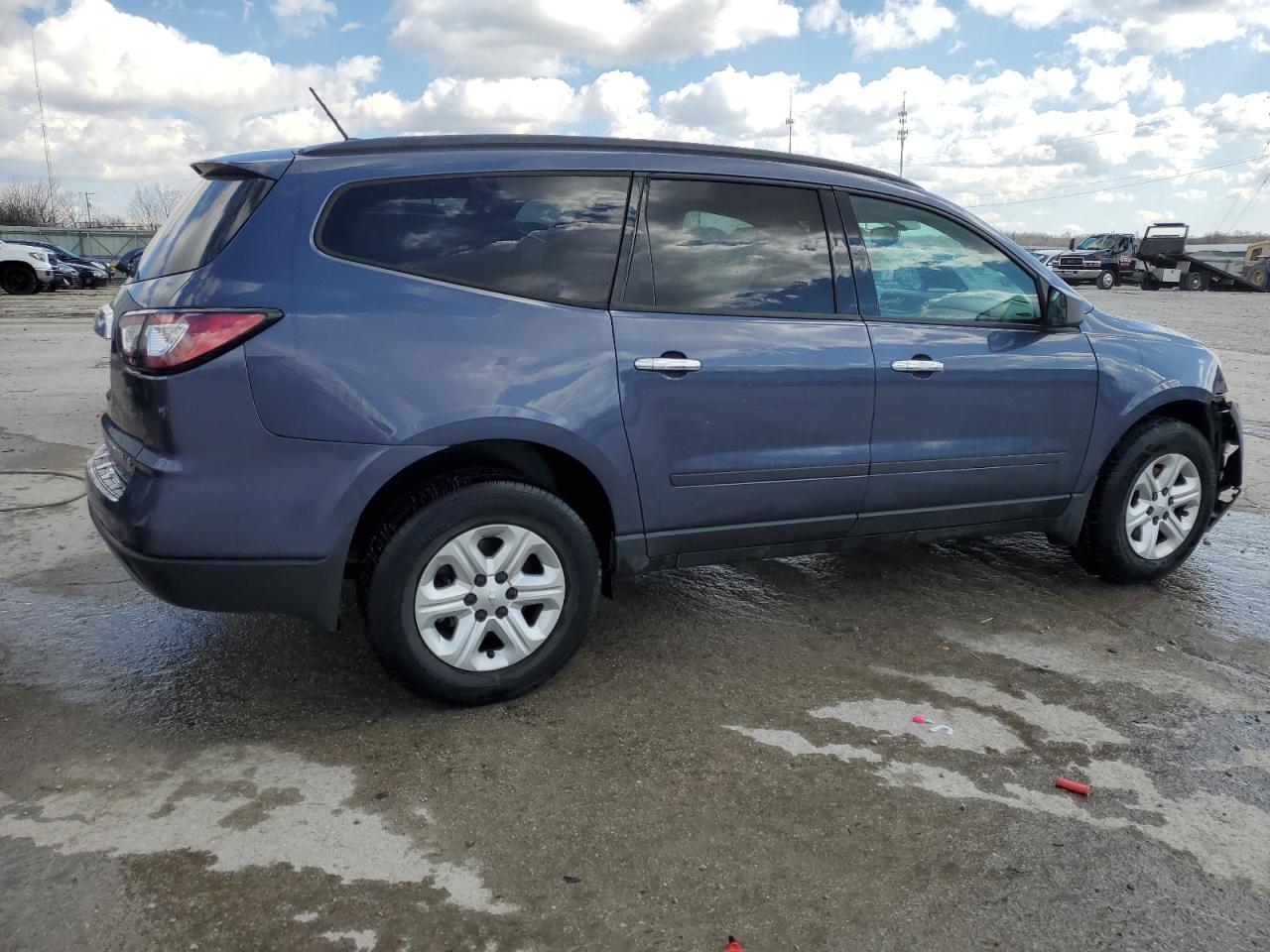 2014 Chevrolet Traverse VIN 1GNKRFED9EJ248415 Copart auction photo, front end damage thumbnail 3