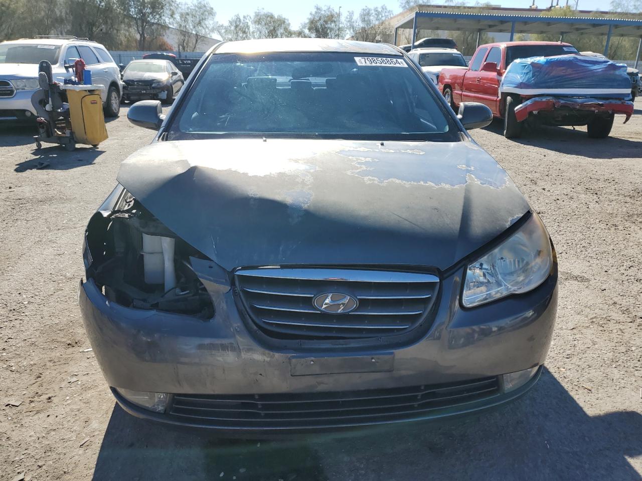2009 Hyundai Elantra VIN KMHDU46D49U609844 Copart auction photo, front end damage thumbnail 5